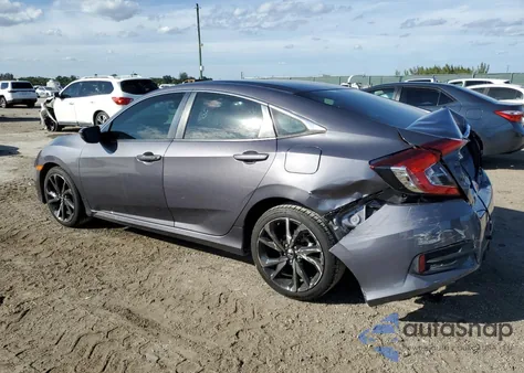 2021 Honda Civic Sport from USA, damaged, VIN 2HGFC2F88MH545067